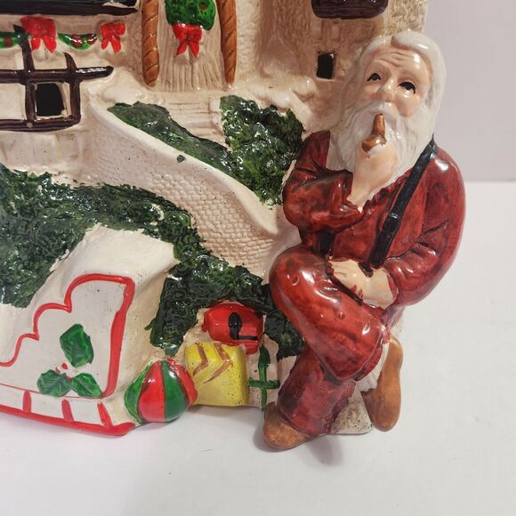 Brinn's "SANTA'S CASTLE" Ceramic Christmas Village 1987 NICE! - Picture 12 of 13
